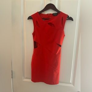 Bebe red dress